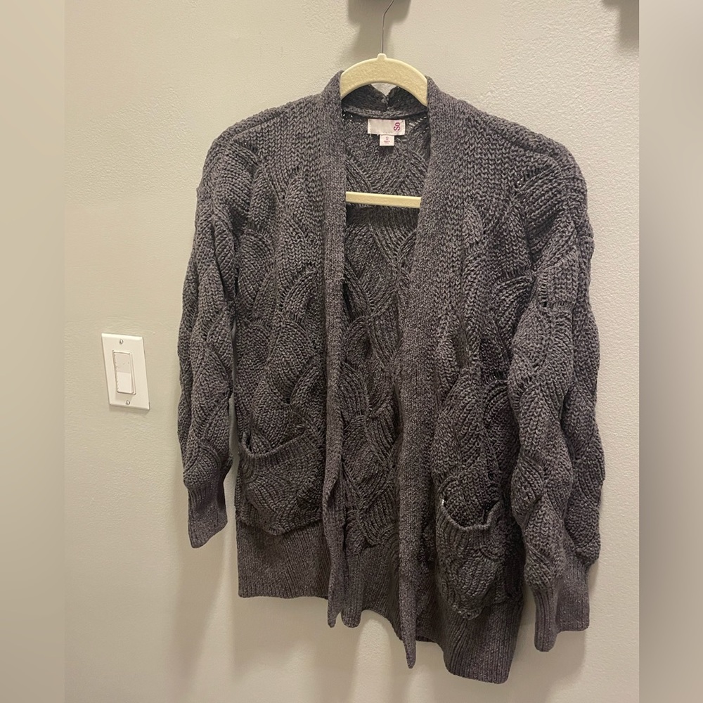 So open cardigan